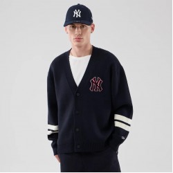New York Yankees MLB Knit Navy Cardigan