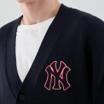New York Yankees MLB Knit Navy Cardigan New York Yankees MLB Knit Navy Cardigan