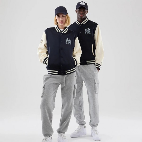 New York Yankees MLB Jersey Bomber Navy Jacket New York Yankees MLB Jersey Bomber Navy Jacket