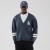 LA Dodgers MLB Knit Grey Cardigan