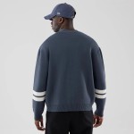 LA Dodgers MLB Knit Grey Cardigan LA Dodgers MLB Knit Grey Cardigan