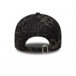 LA Dodgers Womens MLB Cosy Leopard Black 9FORTY Adjustable Cap