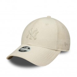New York Yankees Womens MLB Cord Cream 9FORTY Adjustable Cap