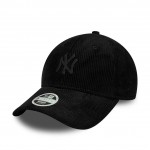 New York Yankees Womens MLB Cord Black 9FORTY Adjustable Cap New York Yankees Womens MLB Cord Black 9FORTY Adjustable Cap