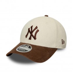 New York Yankees MLB Cord Cream & Brown 9FORTY M-Crown Adjustable Cap