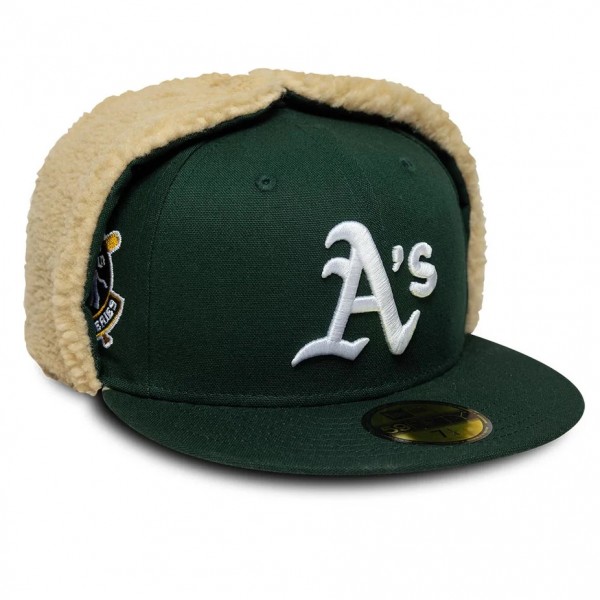 Athletics MLB World Series Dark Green Dogear 59FIFTY Fitted Cap Athletics MLB World Series Dark Green Dogear 59FIFTY Fitted Cap