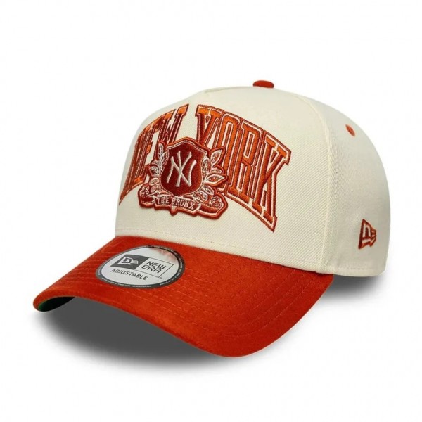 New York Yankees Cream Suede 9FORTY E-Frame Adjustable Cap New Era New York Yankees Cream Suede 9FORTY E-Frame Adjustable Cap New Era