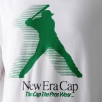 New Era Baseball Player Graphic White Oversized T-Shirt