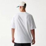 New Era Baseball Player Graphic White Oversized T-Shirt