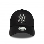 Γυναικείο New York Yankees Womens MLB Animal Infill Black 9FORTY Cap