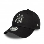 Γυναικείο New York Yankees Womens MLB Animal Infill Black 9FORTY Cap