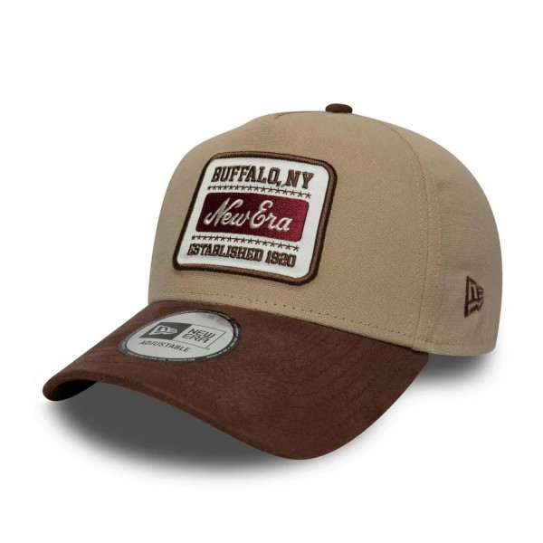 New Era Patch Suede Light Beige 9FORTY E-Frame Cap New Era Patch Suede Light Beige 9FORTY E-Frame Cap