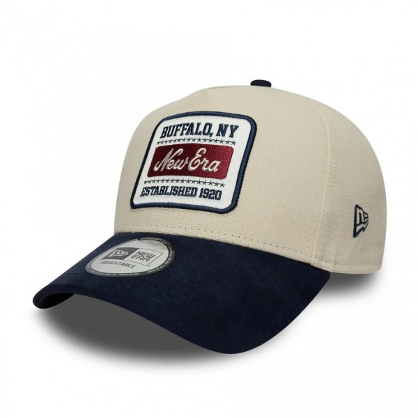 New Era Patch Suede Cream 9FORTY E-Frame Cap New Era Patch Suede Cream 9FORTY E-Frame Cap