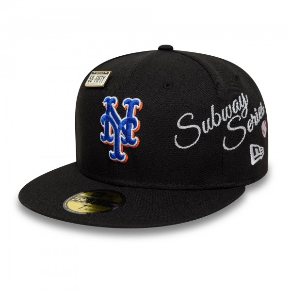 New York Mets MLB Subway Series Black 59FIFTY Fitted Cap