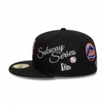 New York Mets MLB Subway Series Black 59FIFTY Fitted Cap