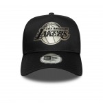 LA Lakers NBA Metallic Black 9FORTY E-Frame Cap LA Lakers NBA Metallic Black 9FORTY E-Frame Cap