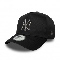 New York Yankees MLB Metallic Black 9FORTY E-Frame Cap