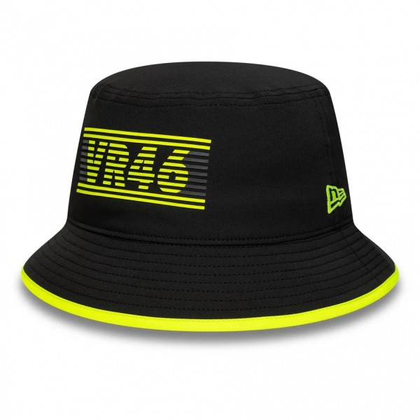 VR46 Recycled Black Bucket Hat