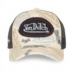 Cafe Beige Black Trucker Cap Von Dutch Cafe Beige Black Trucker Cap Von Dutch