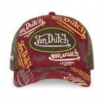 Cafe Dark Red Trucker Cap Von Dutch Cafe Dark Red Trucker Cap Von Dutch