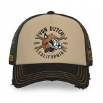 Crew Electrics Beige Black Trucker Cap Von Dutch Crew Electrics Beige Black Trucker Cap Von Dutch