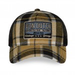 Checked Patch Yellow Trucker Cap Von Dutch