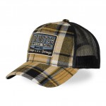 Checked Patch Yellow Trucker Cap Von Dutch Checked Patch Yellow Trucker Cap Von Dutch