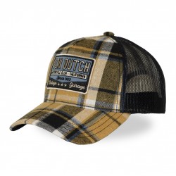 Checked Patch Yellow Trucker Cap Von Dutch