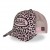 Leopard Rose Pink Black Trucker Cap Von Dutch