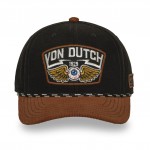 Eye Black Semi Curved Baseball Cap Von Dutch