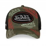 Cafe Khaki Trucker Cap Von Dutch