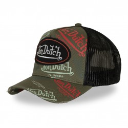 Cafe Khaki Trucker Cap Von Dutch