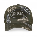 Cafe Olive Khaki Trucker Cap Von Dutch