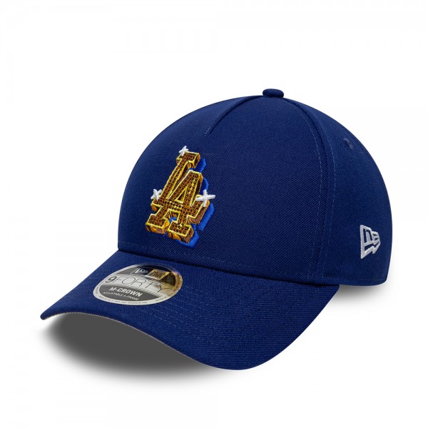 LA Dodgers MLB Emblem Dark Blue 9FORTY M-Crown A-Frame Adjustable Cap LA Dodgers MLB Emblem Dark Blue 9FORTY M-Crown A-Frame Adjustable Cap