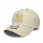 New York Yankees MLB Metallic Outline Cream 9FORTY A-Frame Adjustable Cap New York Yankees MLB Metallic Outline Cream 9FORTY A-Frame Adjustable Cap