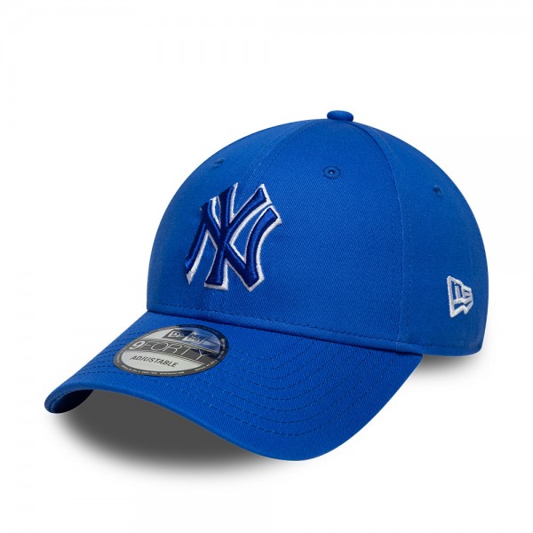 New York Yankees Team Outline Bright Blue 9FORTY Adjustable Cap New Era New York Yankees Team Outline Bright Blue 9FORTY Adjustable Cap New Era