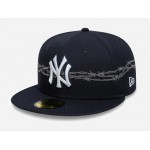 New York Yankees MLB Icon Navy 59FIFTY Fitted Cap New Era New York Yankees MLB Icon Navy 59FIFTY Fitted Cap New Era