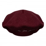 New York Yankees MLB Wool Script Dark Red Beret