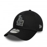 LA Dodgers MLB Metallic Outline Black 9FORTY Adjustable Cap LA Dodgers MLB Metallic Outline Black 9FORTY Adjustable Cap