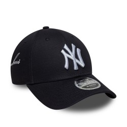 New York Yankees MLB Side Script Navy 9FORTY M-Crown Adjustable Cap New Era.