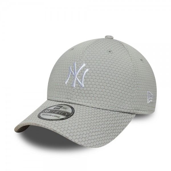 New York Yankees MLB Stretch Mesh Grey 39THIRTY Stretch Fit Cap New York Yankees MLB Stretch Mesh Grey 39THIRTY Stretch Fit Cap