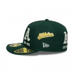 Athletics MLB Historic Dark Green Low Profile 59FIFTY Fitted Cap Athletics MLB Historic Dark Green Low Profile 59FIFTY Fitted Cap