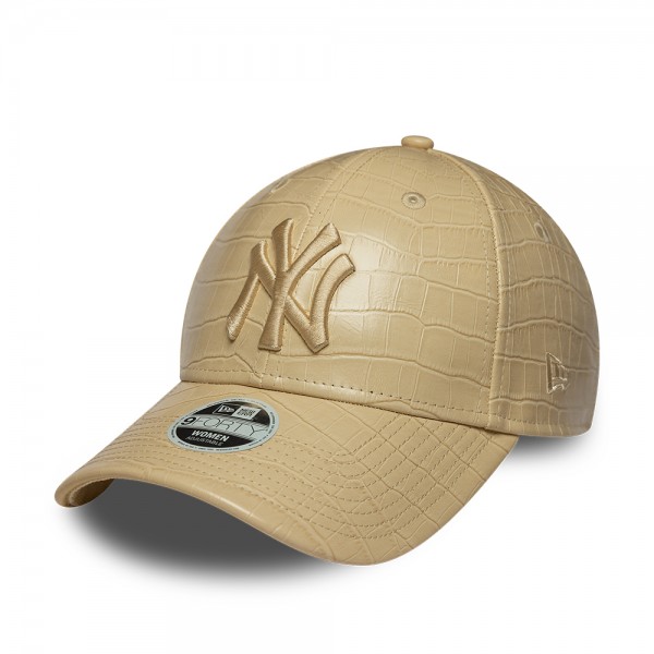 Γυναικείο Pattern PU New York Yankees MLB Light Beige 9FORTY Adjustable Cap New Era Γυναικείο Pattern PU New York Yankees MLB Light Beige 9FORTY Adjustable Cap New Era