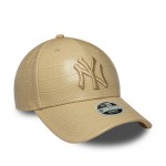 Γυναικείο Pattern PU New York Yankees MLB Light Beige 9FORTY Adjustable Cap New Era Γυναικείο Pattern PU New York Yankees MLB Light Beige 9FORTY Adjustable Cap New Era