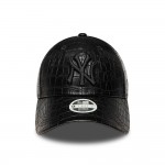 Γυναικείο Pattern PU New York Yankees MLB Black 9FORTY Adjustable Cap New Era Γυναικείο Pattern PU New York Yankees MLB Black 9FORTY Adjustable Cap New Era