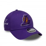 LA Lakers NBA Side Script Purple 9FORTY M-Crown Adjustable Cap LA Lakers NBA Side Script Purple 9FORTY M-Crown Adjustable Cap