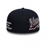 New Era Heritage Script Navy 59FIFTY Fitted Cap New Era Heritage Script Navy 59FIFTY Fitted Cap