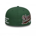 New Era Heritage Script Dark Green 59FIFTY Fitted Cap New Era Heritage Script Dark Green 59FIFTY Fitted Cap