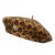 New York Yankees MLB Leopard Beige Beret