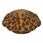 New York Yankees MLB Leopard Beige Beret